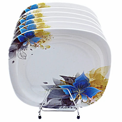 Melamine Glossy Finish Dinner Plate
