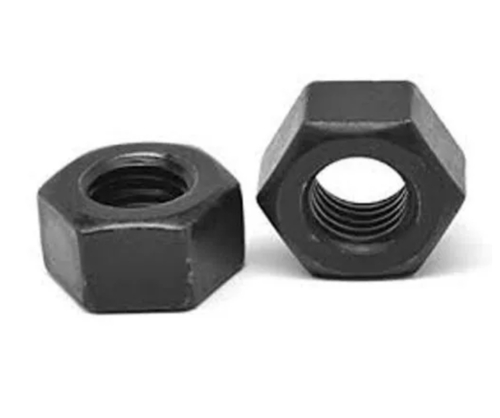 Mild Steel High Tensile Nut - Color: Silver