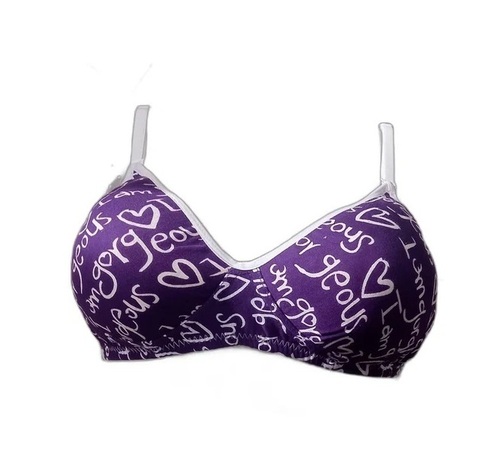 Printed Cotton Bra