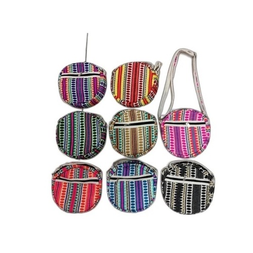 Round Sling Bag By Shanti Handloom