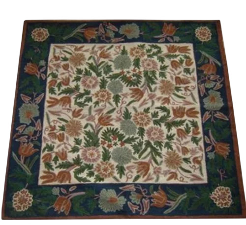 Square Hand Woven Kashmiri Rug