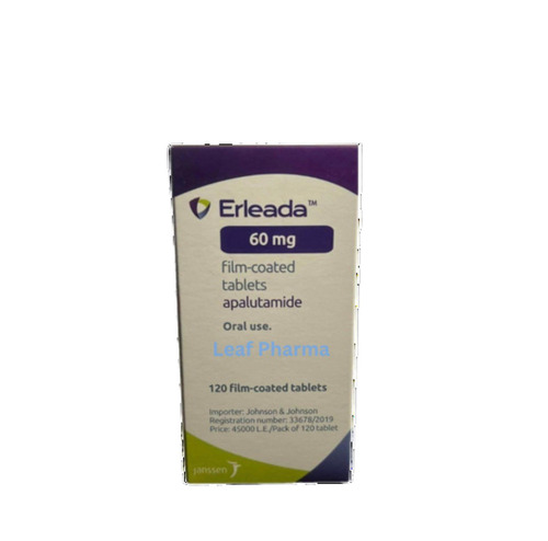 60 Mg Erleada Apalutamide Tablet - Life Span: 2030