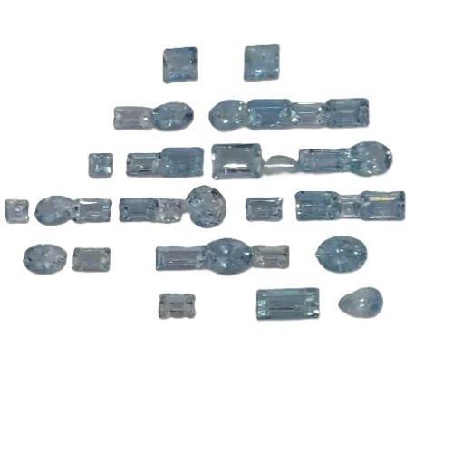 Aquamarine Inclusion Mix Mm Cut Stone