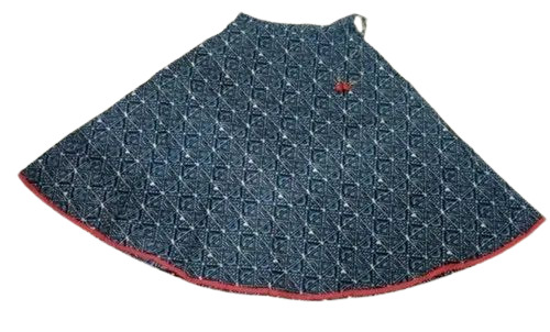 Ladies Printed Long Flared Skirt