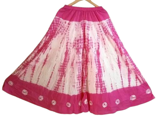 Long Cotton Printed Skirts