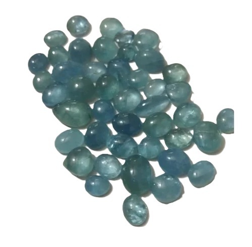 Oval Natural Blue Aquamarine Stone