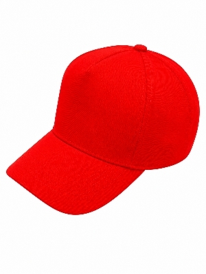 Red Sports Caps - Age Group: 18+