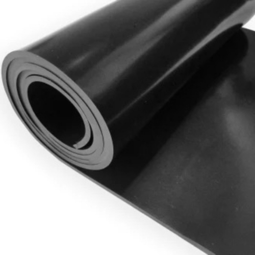 Rubber Sheet S, 6 mm, Black Rubber | Durable Industrial Sealing & Insulation