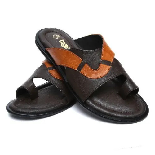 Black & Brown Gents Chappal