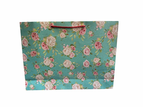Blue Rope Handle Shopping Paper Bags