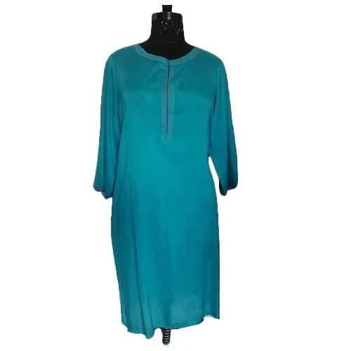 Casual Ladies Kurtis - Color: Green