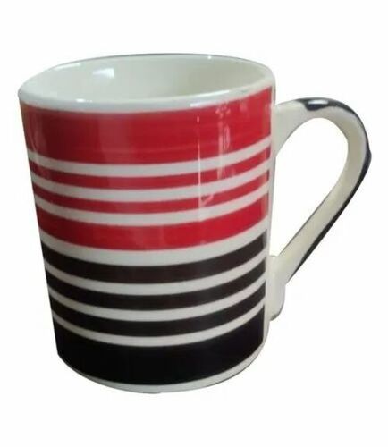 Ceramic Striped Milk Mug
