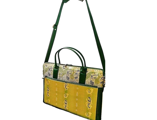 Handwoven Italian Leather Bag