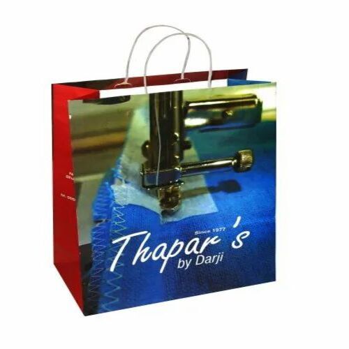 Loop Handle Printed Carry Bag