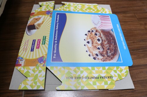 Printed Cake Packaging Paper Box