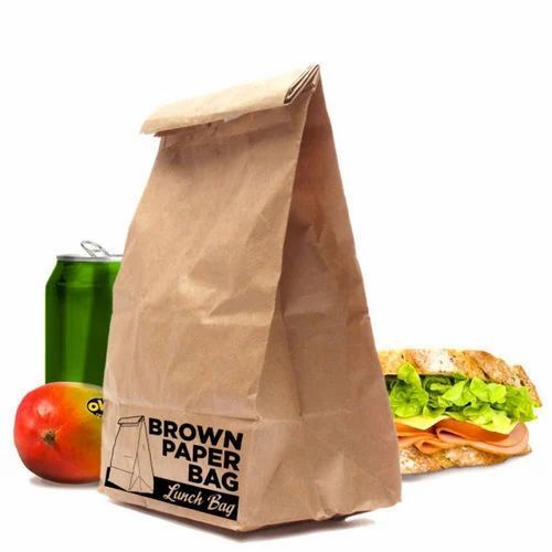Printed Paper Grocery Bags