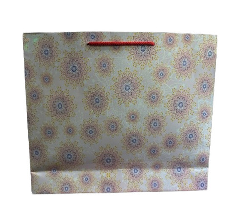 Rope Handle Printed Paper Bag