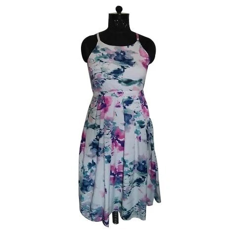 Sleeveless Western Dress