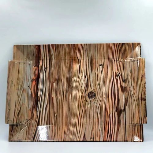 15.1 Inch Brown Melamine Dinner Tray
