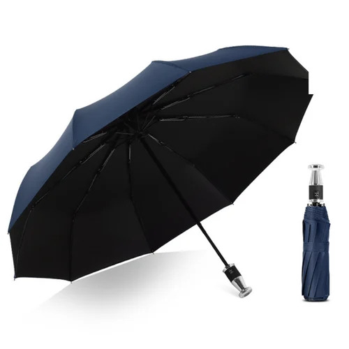 3 Fold Auto Open Close Golf Umbrella