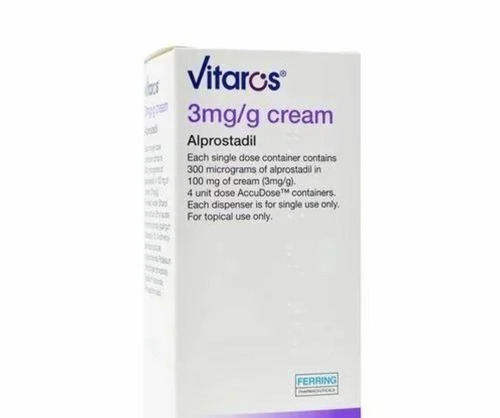 Alprostadil Vitaros 3mg Cream - Life Span: 36 Months