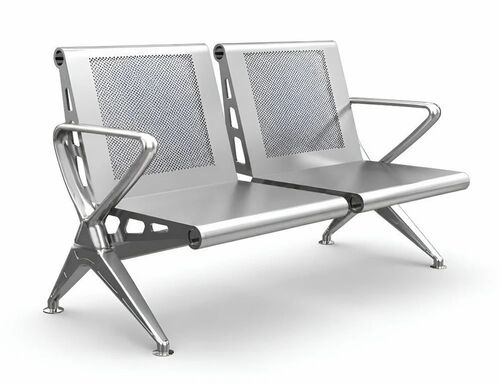 Armrest Two Seater Waiting Chair