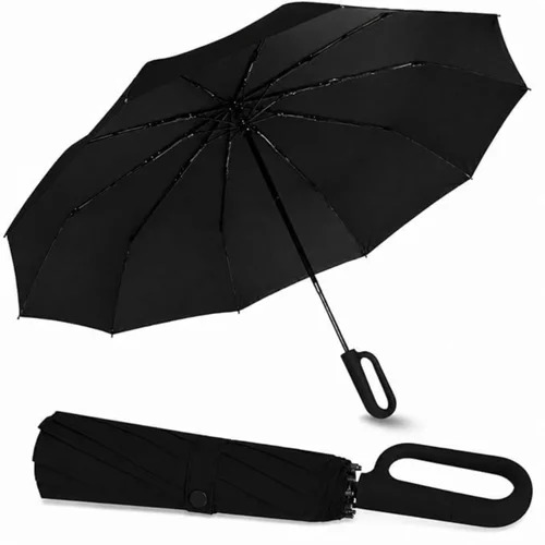 Automatic Foldable Umbrella with Carabiner Clip Handle