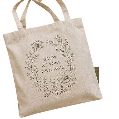 Casual Cotton Canvas Tote Bag