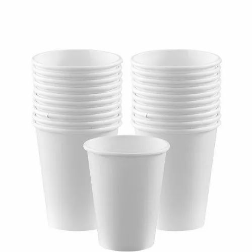 Disposable White Plain Paper Cup