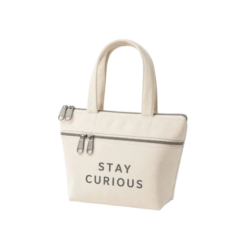 Fashionable Printed Canvas Handbag