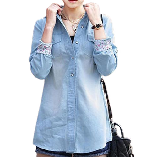 Ladies Denim Shirt