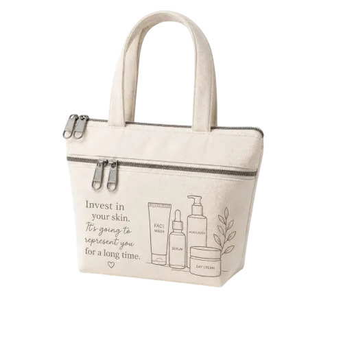Printed Canvas Handbag