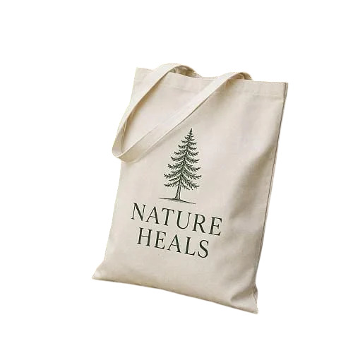 Printed Canvas Tote Bag
