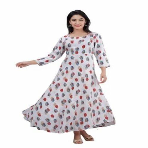 Printed Rayon Kurti