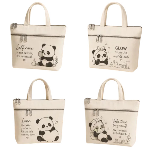 Stylish Printed Canvas Handbag