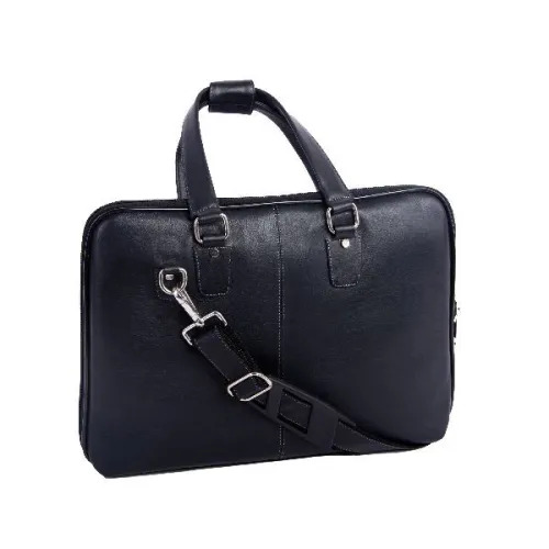Unisex Leather Laptop Bag