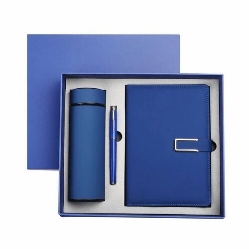 Blue 3 In 1 Corporate Gift Set