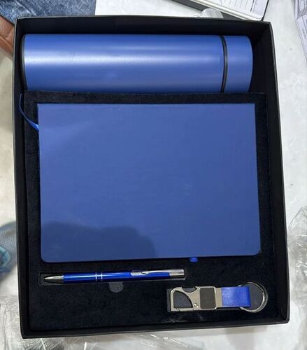 Blue Color 4 In 1 Corporate Gift Set