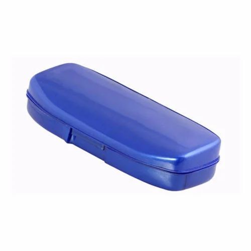 Blue Color Plastic Spectacle Case