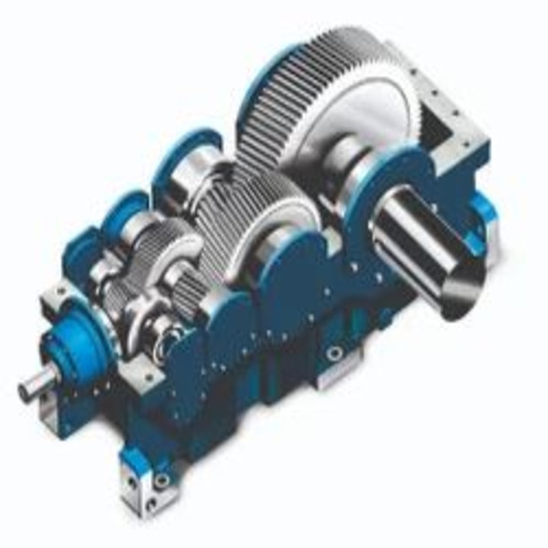 Blue Helical Gear Box