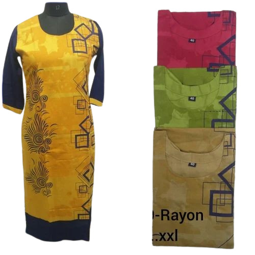 Designer Rayon Kurti