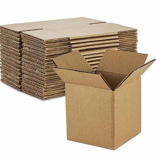 Industrial Plain Brown Carton Box