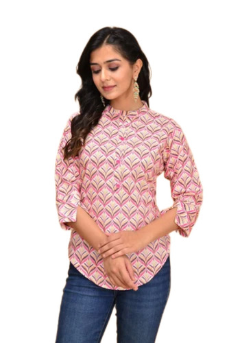 Ladies Tops - Color: Pink & White