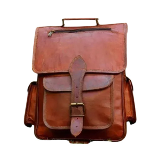 Leather Designer Backpack