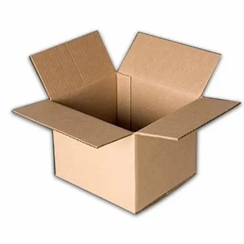 Matte Finish Plain Carton Box - Corrugated Paper, Customized Size, Brown | Eco Friendly, Moisture Proof, Lightweight, 5 Kg Load Capacity