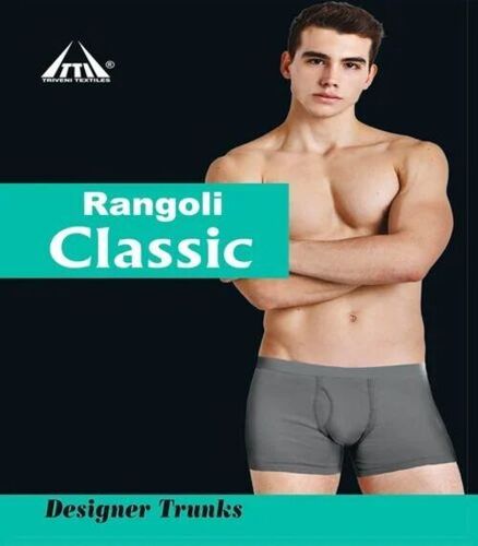 Men Rangoli Classic Plain Long Trunks
