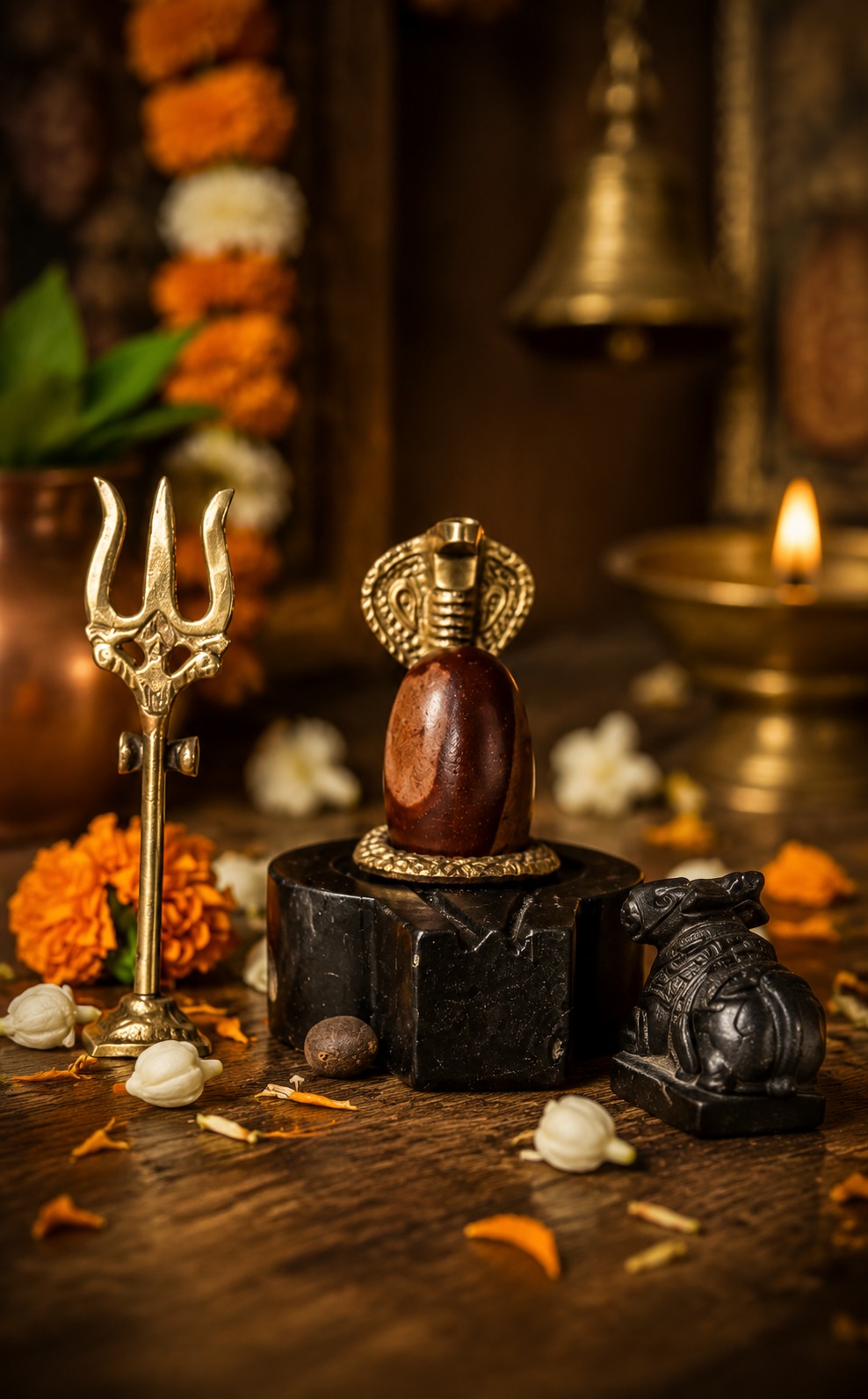 Narmadeshwar Shivling With Nandi