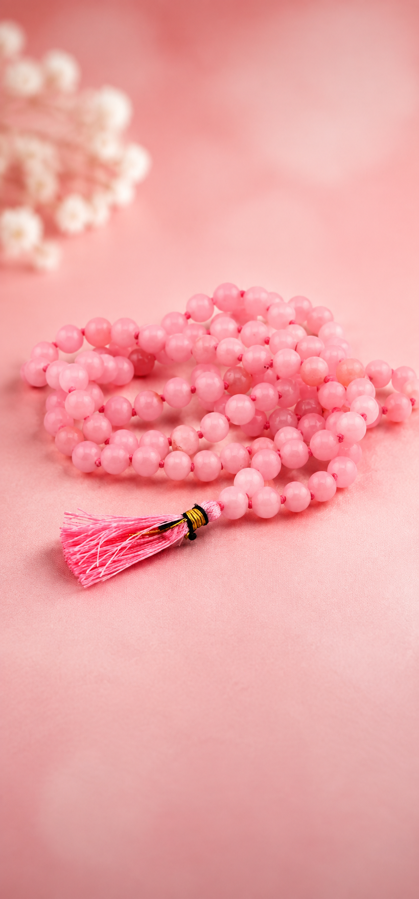 Rose Quartz Mala
