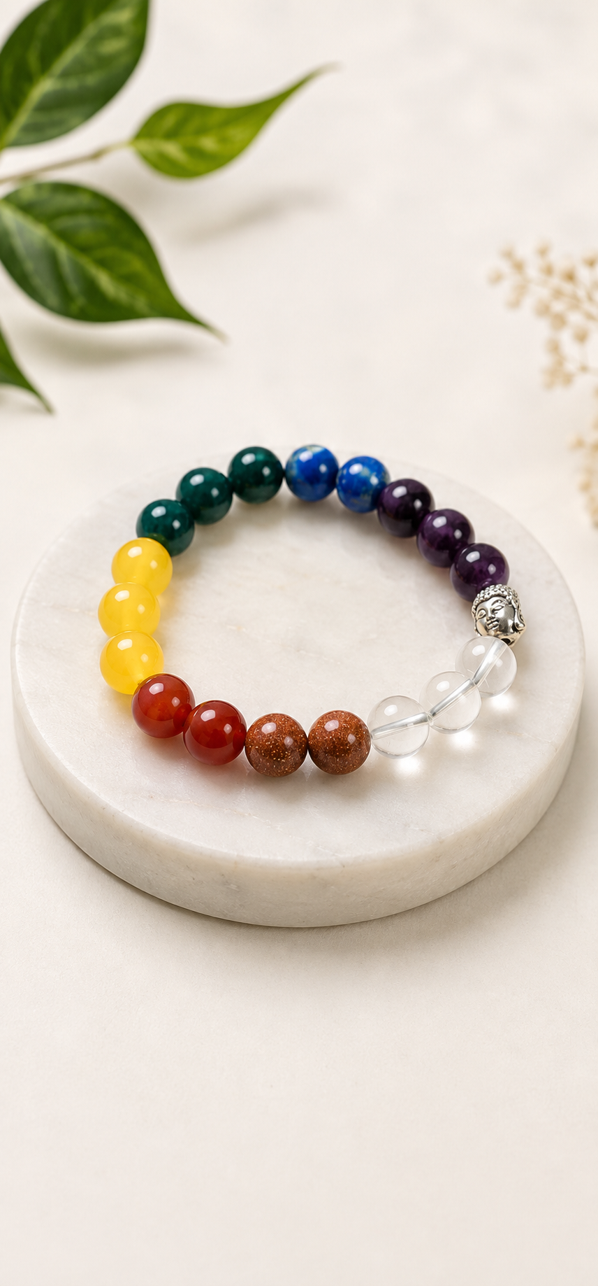 Seven Chakra Healing Bracelet