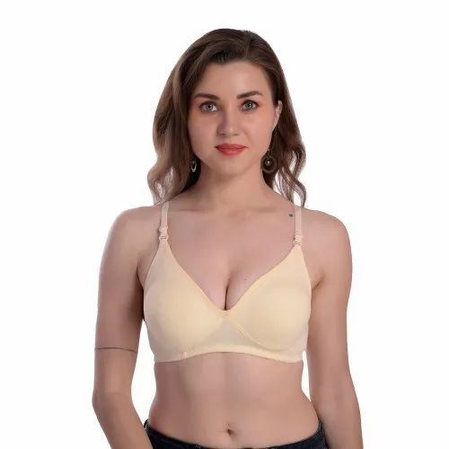 Women Full Coverage Plain Bra - Design: Standard